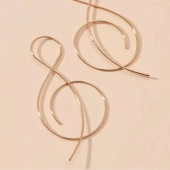 “Do Re Mi” Treble Clef Music Note Song Lyrics Minimal Handmade Gold Cute… - Picture 2 of 5